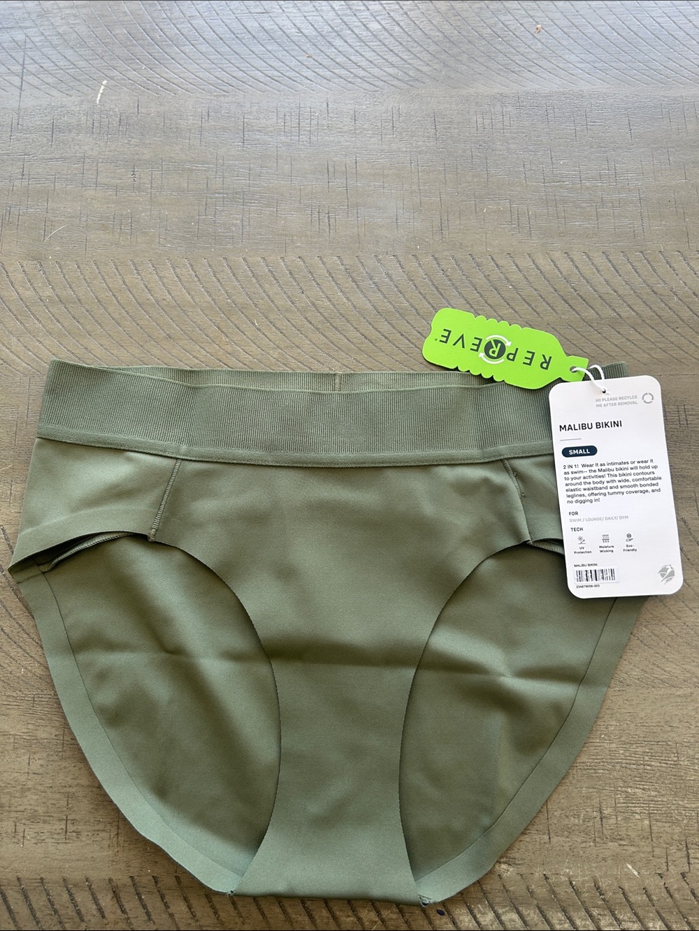 Phoenix Active | Malibu Bikini Bottoms | Olive Green | Small